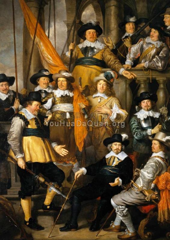 Company of Captain Albert Bas and Lieutenant Lucas Conijn - 霍弗特·特尼斯·弗林克